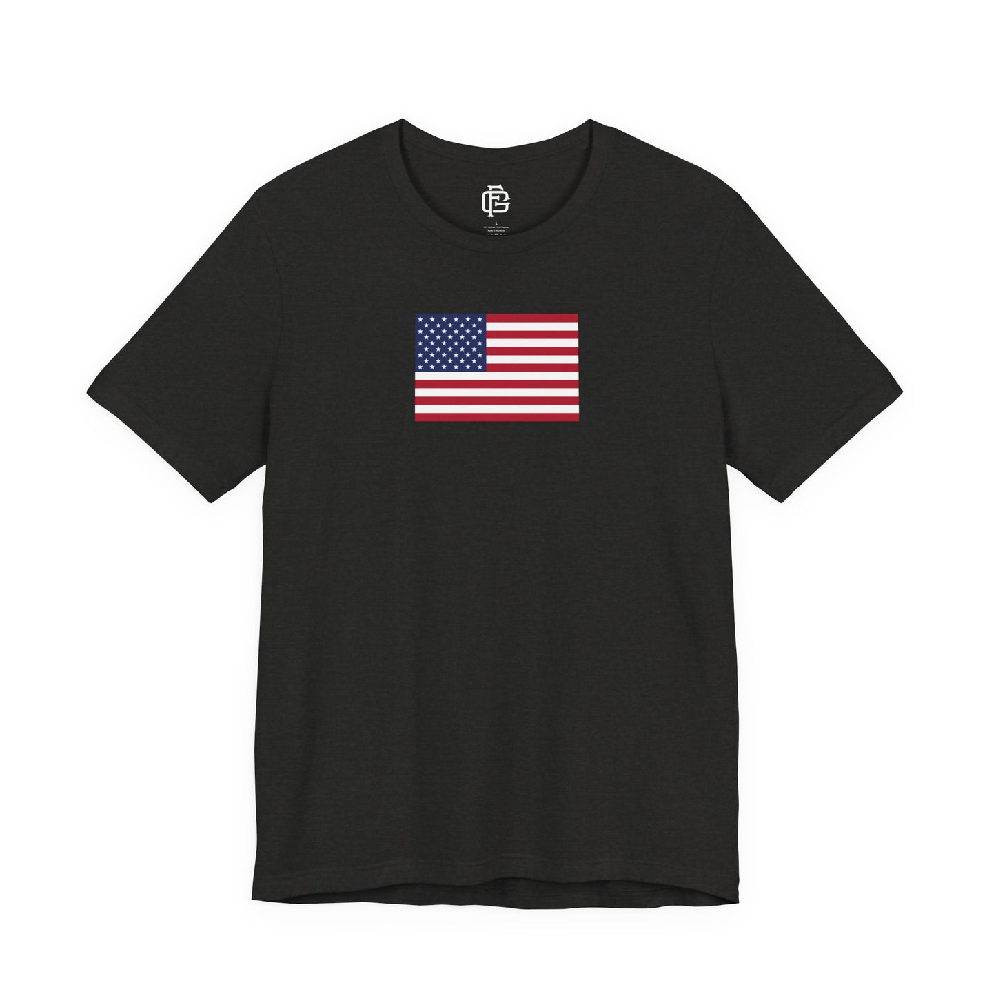 USA (Large Flag) Short Sleeve Tee