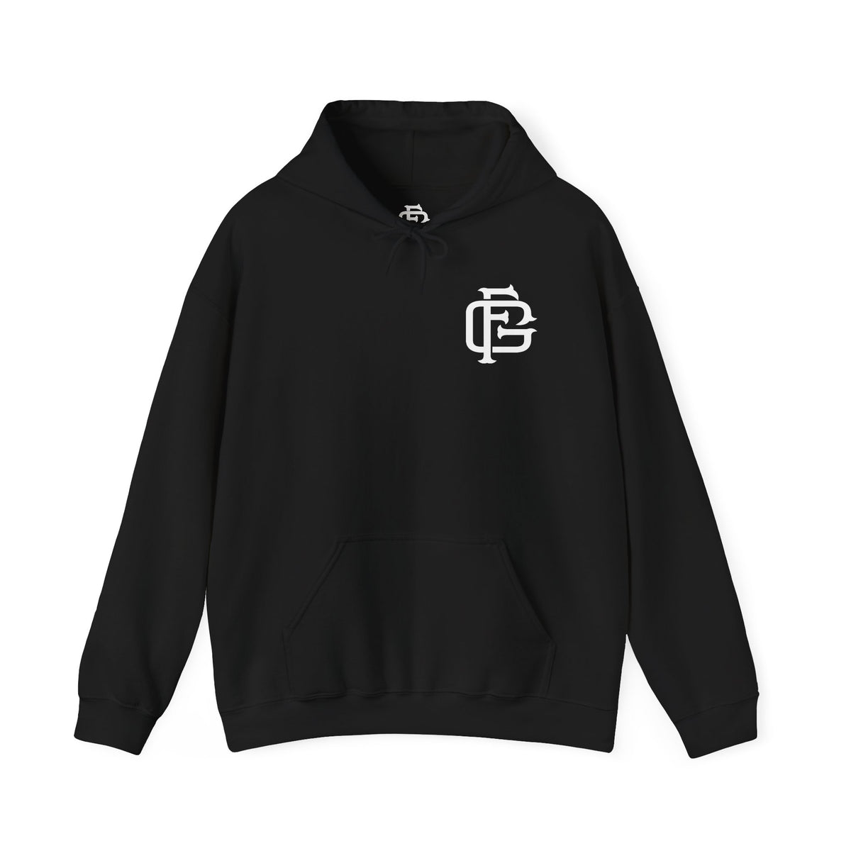 Fireground White FG Monogram Hoodie