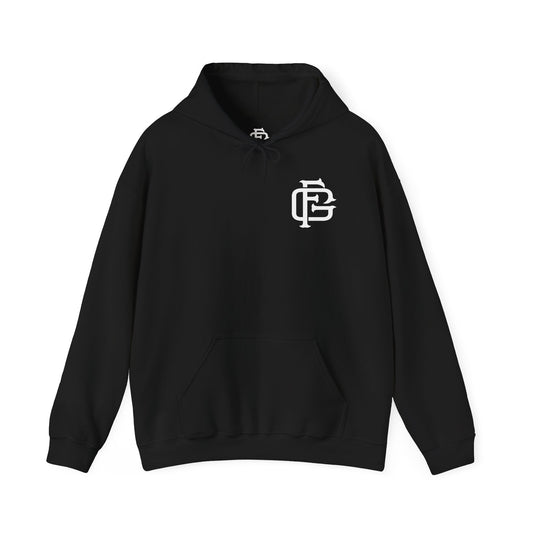 Fireground White FG Monogram Hoodie