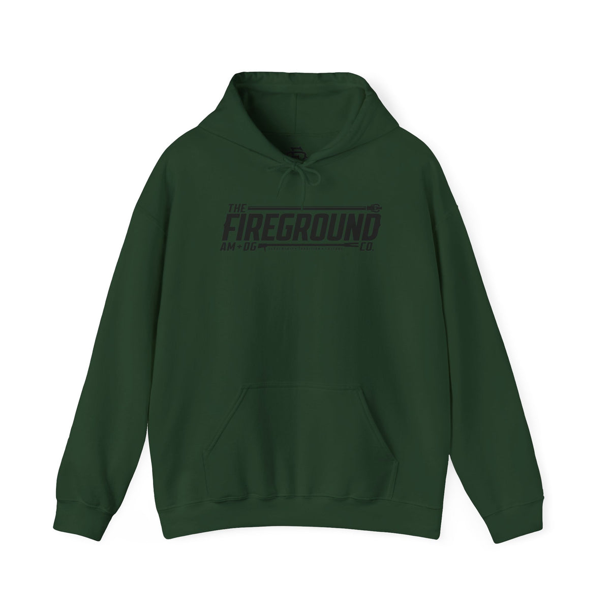 Fireground Black Banner Hoodie
