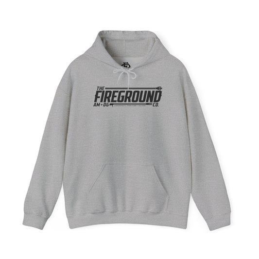 Fireground Black Banner Hoodie