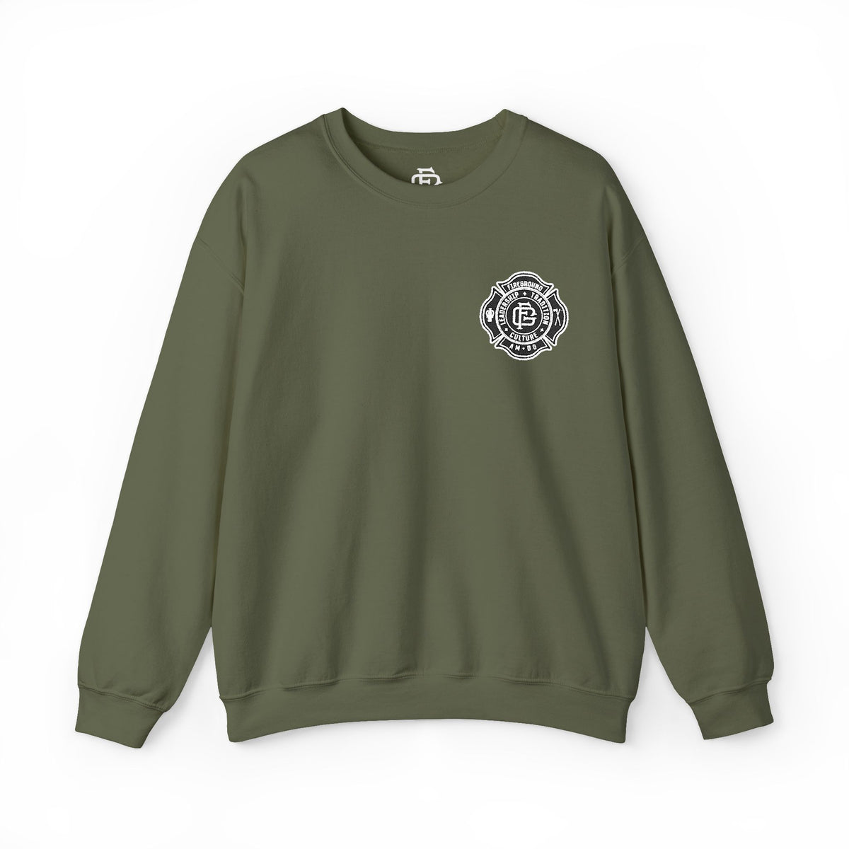 Fireground Maltese Cross (Embroidered) Sweatshirt