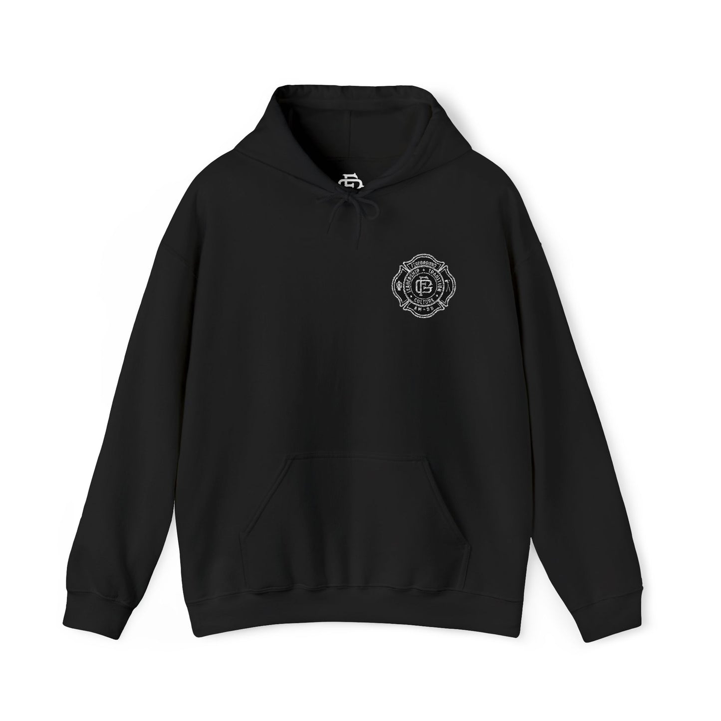 Fireground Maltese Cross (Embroidered) Hoodie