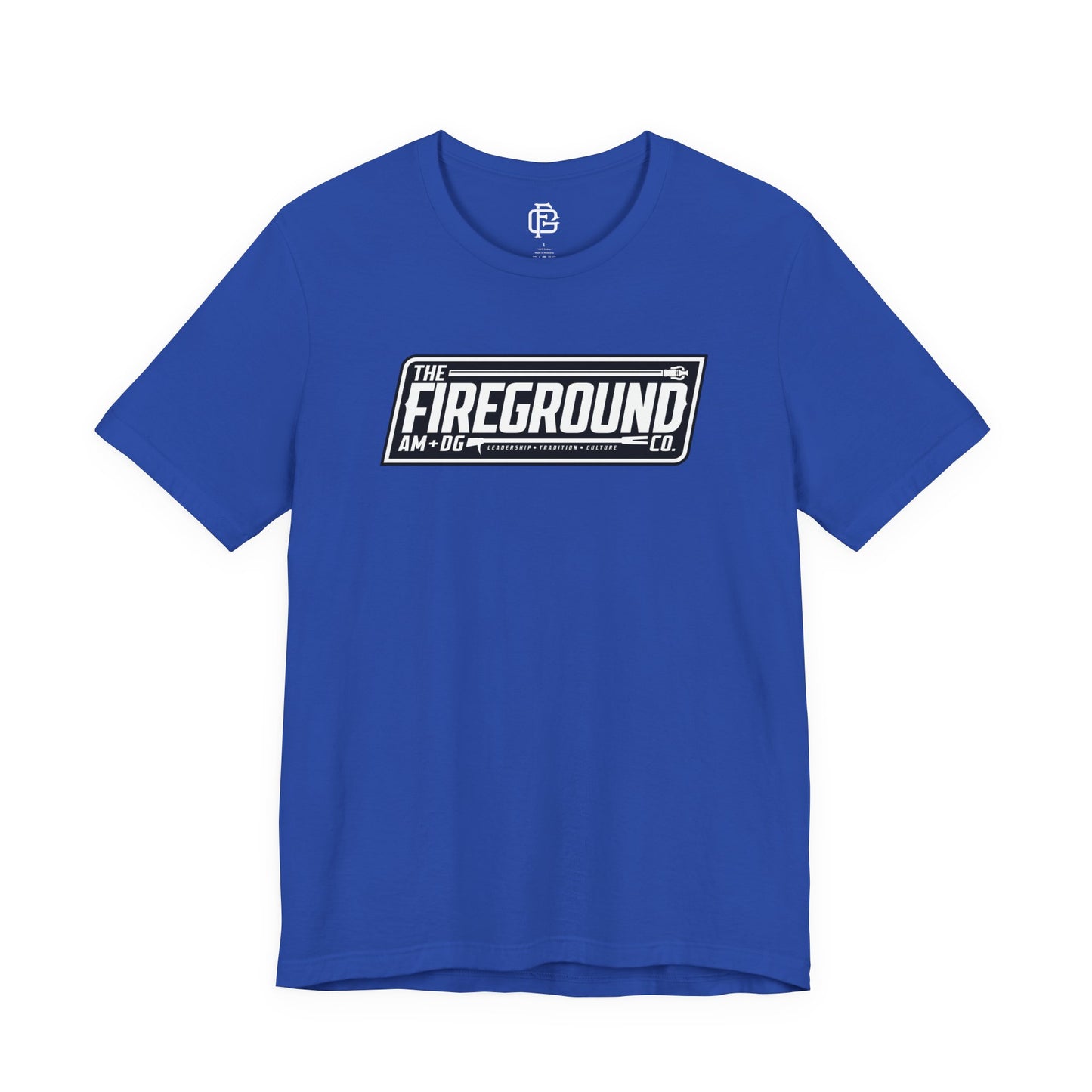 Fireground Banner Dark Background Short Sleeve Tee