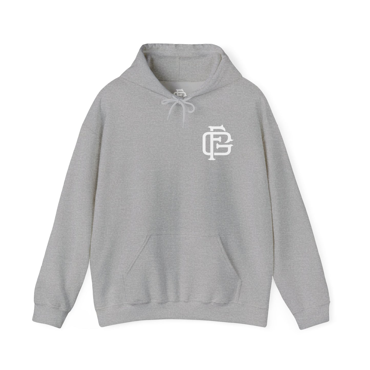Fireground White FG Monogram Hoodie