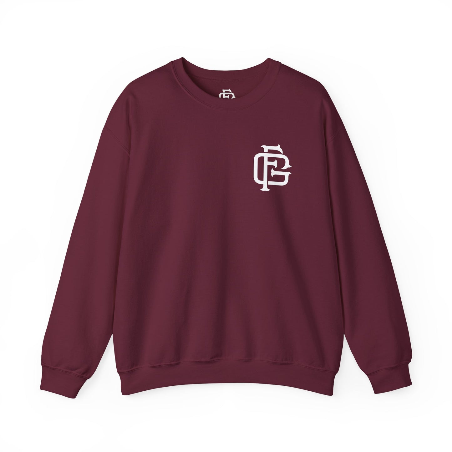 Fireground White FG Monogram Sweatshirt