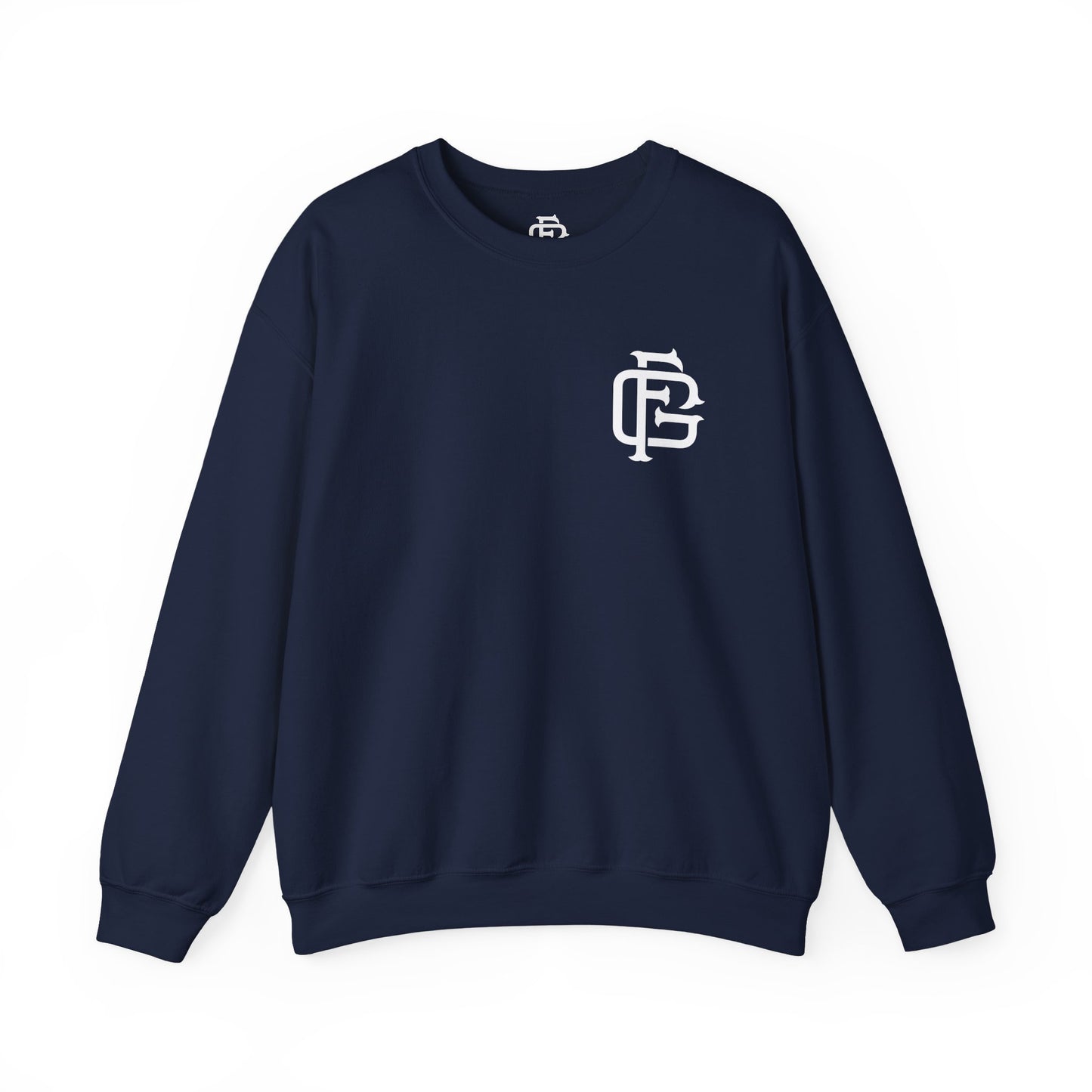 Fireground White FG Monogram Sweatshirt