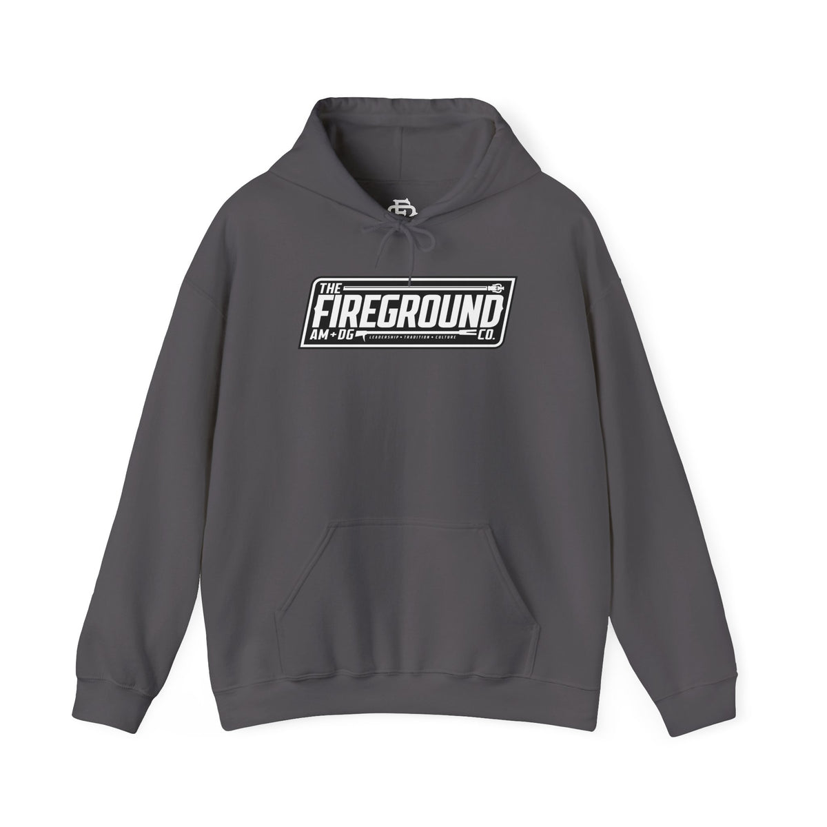 Fireground Dark Background Banner Hoodie