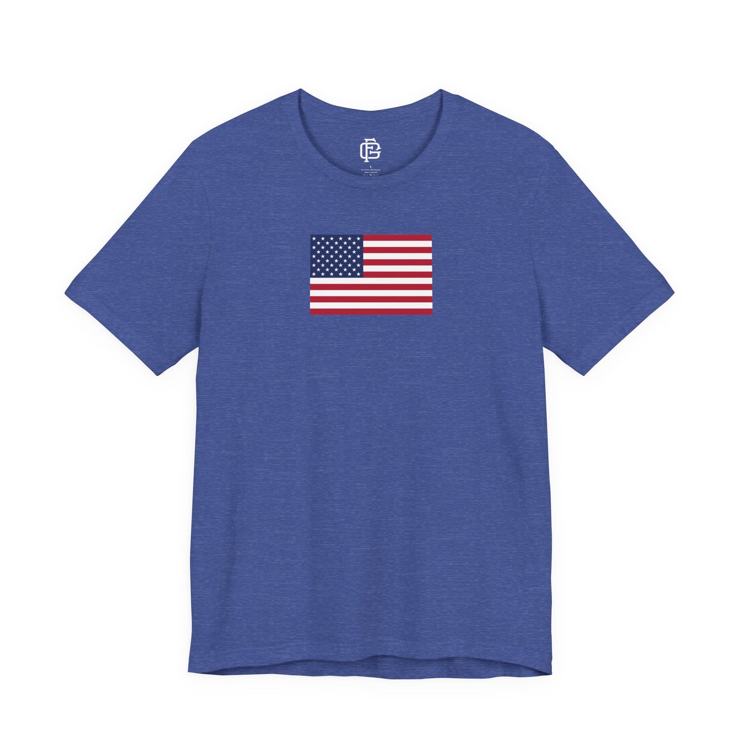 USA (Large Flag) Short Sleeve Tee