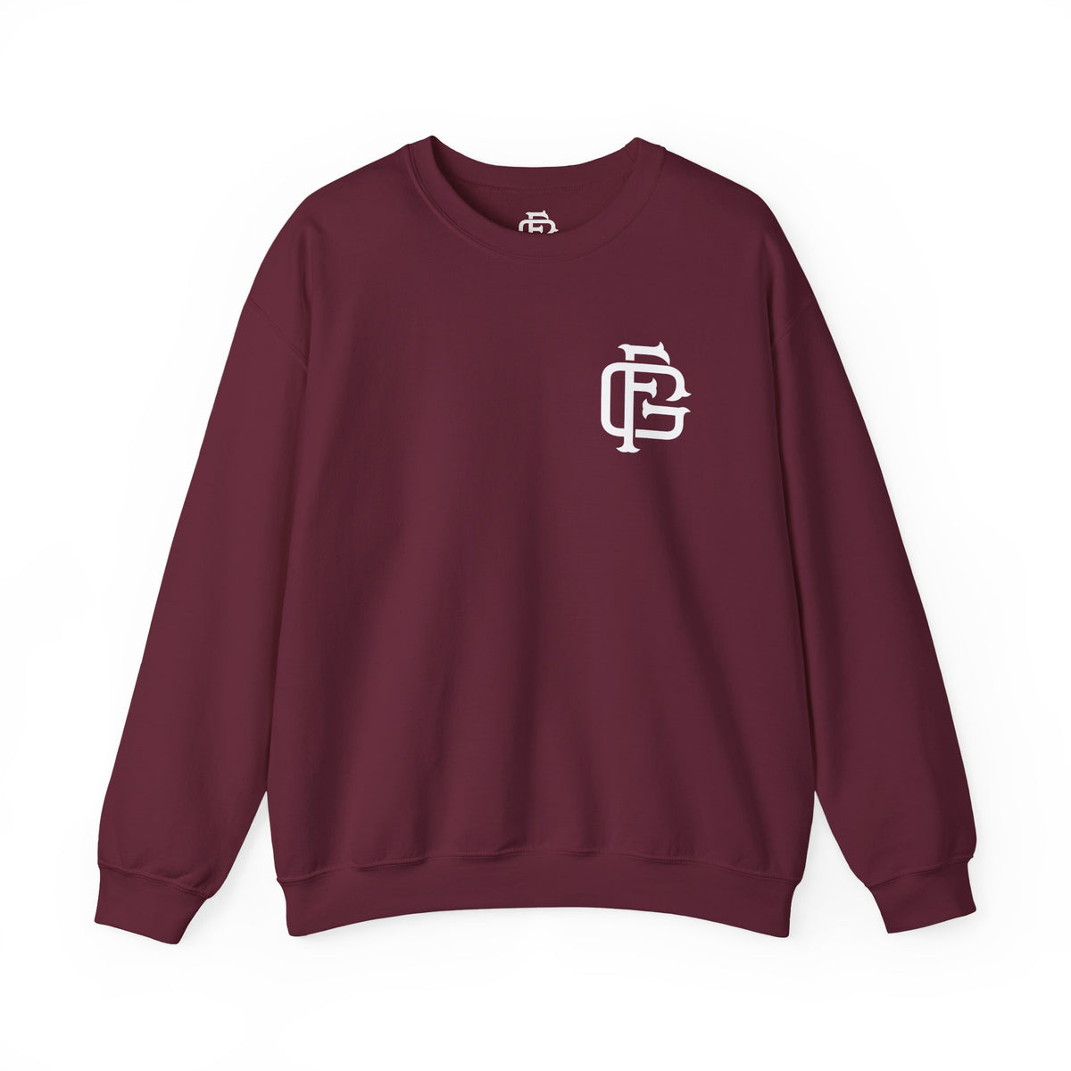 Fireground White FG Monogram Sweatshirt