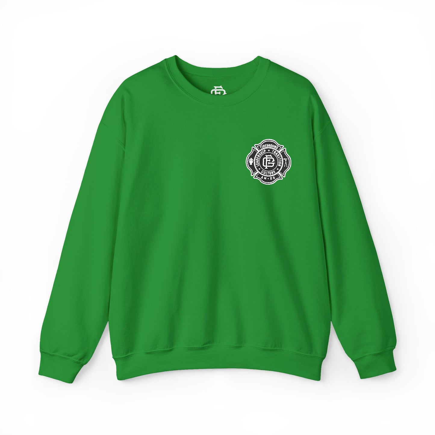 Fireground Maltese Cross (Embroidered) Crewneck Sweatshirt