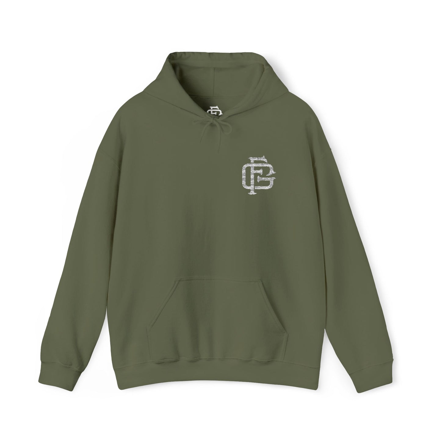Fireground White FG Monogram (Embroidered) Hoodie