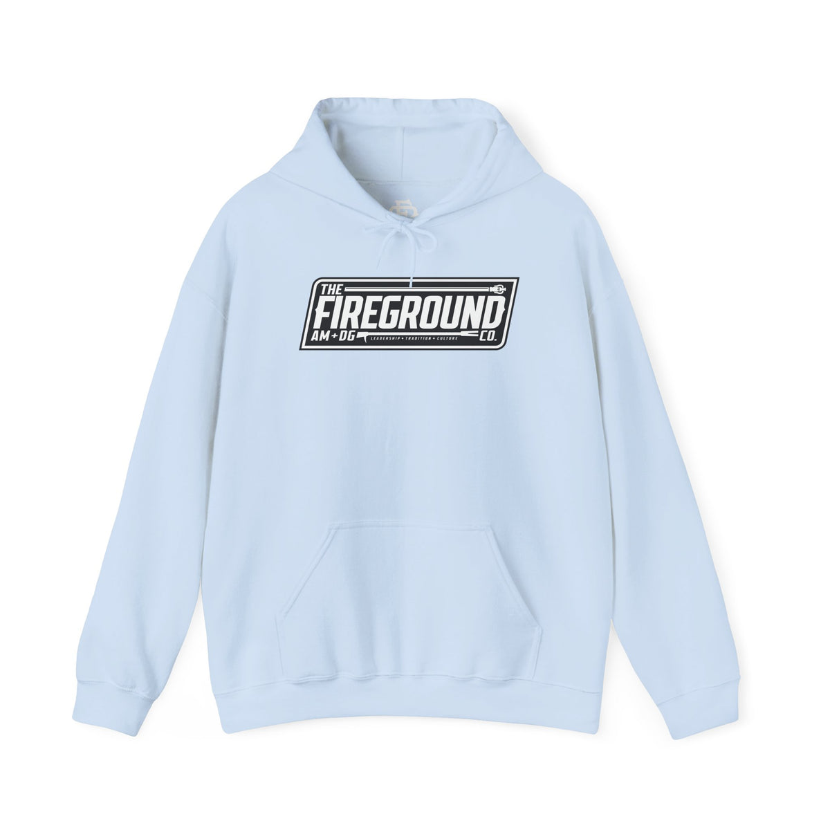 Fireground Dark Background Banner Hoodie